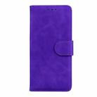 For OPPO Reno12 Pro 5G Global Skin Feel Pure Color Flip Leather Phone Case(Purple) - 2