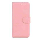 For OPPO Reno12 F 5G Skin Feel Pure Color Flip Leather Phone Case(Pink) - 2