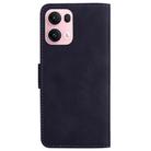 For OPPO Reno13 Pro Global Skin Feel Pure Color Flip Leather Phone Case(Black) - 3