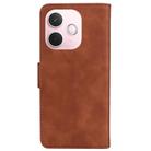 For OPPO A5 Pro 5G Skin Feel Pure Color Flip Leather Phone Case(Brown) - 3
