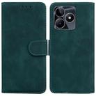 For Realme C53 / Narzo N53 Skin Feel Pure Color Flip Leather Phone Case(Green) - 1