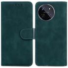 For Realme 11 4G Global Skin Feel Pure Color Flip Leather Phone Case(Green) - 1