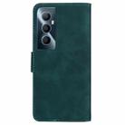 For Realme C65 4G Skin Feel Pure Color Flip Leather Phone Case(Green) - 3