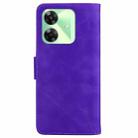 For Realme C61 / C63 / Note 60 Skin Feel Pure Color Flip Leather Phone Case(Purple) - 3