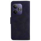 For Realme GT 6 / GT 6T / GT Neo6 Skin Feel Pure Color Flip Leather Phone Case(Black) - 3