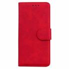 For Realme 13+ Global Skin Feel Pure Color Flip Leather Phone Case(Red) - 2