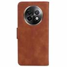 For Realme 13+ Global Skin Feel Pure Color Flip Leather Phone Case(Brown) - 3