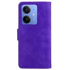 For Realme Neo7 SE Skin Feel Pure Color Flip Leather Phone Case(Purple) - 3