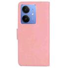 For Realme Neo7 SE Skin Feel Pure Color Flip Leather Phone Case(Pink) - 3