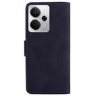 For Realme 14 Skin Feel Pure Color Flip Leather Phone Case(Black) - 3