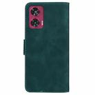 For Motorola Edge 50 Fusion Skin Feel Pure Color Flip Leather Phone Case(Green) - 3