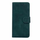 For Motorola Moto G85 Skin Feel Pure Color Flip Leather Phone Case(Green) - 2