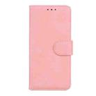 For Motorola Moto G85 Skin Feel Pure Color Flip Leather Phone Case(Pink) - 2