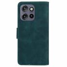 For Motorola Edge 50 Neo 5G Global Skin Feel Pure Color Flip Leather Phone Case(Green) - 3