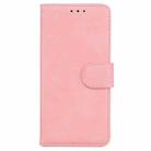 For Motorola Moto G05 / E15 Skin Feel Pure Color Flip Leather Phone Case(Pink) - 2