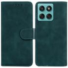 For Motorola Edge 60 Fusion / Edge 5G 2025 Skin Feel Pure Color Flip Leather Phone Case(Green) - 1