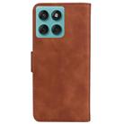 For Motorola Edge 60 Fusion / Edge 5G 2025 Skin Feel Pure Color Flip Leather Phone Case(Brown) - 3