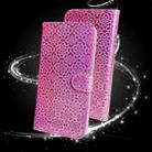 For iPhone 16 Pro Max Colorful Magnetic Buckle Leather Phone Case(Pink) - 2