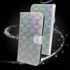 For iPhone 16 Pro Max Colorful Magnetic Buckle Leather Phone Case(Silver) - 2