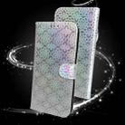 For iPhone 16 Plus Colorful Magnetic Buckle Leather Phone Case(Silver) - 2