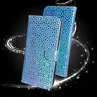 For iPhone 16 Plus Colorful Magnetic Buckle Leather Phone Case(Blue) - 2