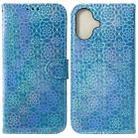 For iPhone 16 Colorful Magnetic Buckle Leather Phone Case(Blue) - 1