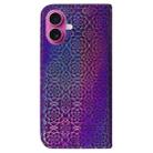 For iPhone 17 Colorful Magnetic Buckle Leather Phone Case(Purple) - 3