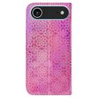 For iPhone 17 Air Colorful Magnetic Buckle Leather Phone Case(Pink) - 3