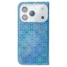 For iPhone 17 Pro Max Colorful Magnetic Buckle Leather Phone Case(Blue) - 3