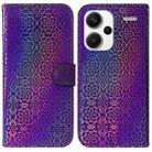 For Xiaomi Redmi Note 13 Pro+ 5G Colorful Magnetic Buckle Leather Phone Case(Purple) - 1