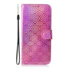 For Motorola Edge 50 Pro Colorful Magnetic Buckle Leather Phone Case(Pink) - 2