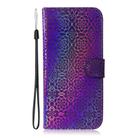 For Motorola Edge 50 Pro Colorful Magnetic Buckle Leather Phone Case(Purple) - 2