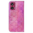 For Motorola Edge 50 Fusion Colorful Magnetic Buckle Leather Phone Case(Pink) - 3