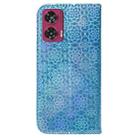 For Motorola Edge 50 Fusion Colorful Magnetic Buckle Leather Phone Case(Blue) - 3