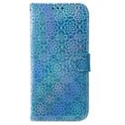 For Motorola Edge 2024 Colorful Magnetic Buckle Leather Phone Case(Blue) - 2