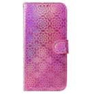 For Motorola Moto G35 Colorful Magnetic Buckle Leather Phone Case(Pink) - 2