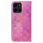 For Motorola Moto G 5G 2025 Colorful Magnetic Buckle Leather Phone Case(Pink) - 3