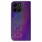 For Motorola Moto G 5G 2025 Colorful Magnetic Buckle Leather Phone Case(Purple) - 3