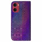 For Motorola Moto G05 / E15 Colorful Magnetic Buckle Leather Phone Case(Purple) - 3