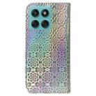 For Motorola Edge 60 Fusion / Edge 5G 2025 Colorful Magnetic Buckle Leather Phone Case(Silver) - 3