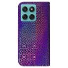 For Motorola Edge 60 Fusion / Edge 5G 2025 Colorful Magnetic Buckle Leather Phone Case(Purple) - 3