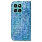 For Motorola Edge 60 Fusion / Edge 5G 2025 Colorful Magnetic Buckle Leather Phone Case(Blue) - 3