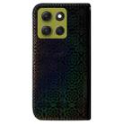 For Motorola Moto G86 5G Colorful Magnetic Buckle Leather Phone Case(Black) - 3