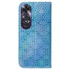 For OPPO A60 4G Colorful Magnetic Buckle Leather Phone Case(Blue) - 3