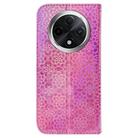 For OPPO A3 Pro 5G Colorful Magnetic Buckle Leather Phone Case(Pink) - 3