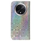 For OPPO A3 Pro 5G Colorful Magnetic Buckle Leather Phone Case(Silver) - 3