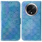 For OPPO A3 Pro 5G Colorful Magnetic Buckle Leather Phone Case(Blue) - 1