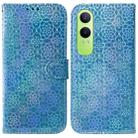 For OPPO K12x Colorful Magnetic Buckle Leather Phone Case(Blue) - 1