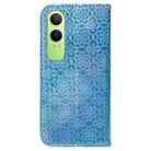 For OPPO K12x Colorful Magnetic Buckle Leather Phone Case(Blue) - 3