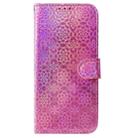 For OPPO Reno12 Pro 5G Global Colorful Magnetic Buckle Leather Phone Case(Pink) - 2